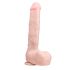 Easytoys - velik dildo s testisi (29,5 cm) - naravni 