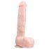 Easytoys - velik dildo s testisi (29,5 cm) - naravni 