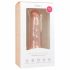 Easytoys - dildo z objemko (15,5 cm) - naravni 