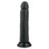 Easytoys - pripenjalni realistični dildo (20,5 cm) - črn 