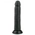 Easytoys - pripenjalni realistični dildo (20,5 cm) - črn 