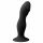 Easytoys - želodov dildo z objemkami (črn) 