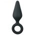 Easytoys Pointy Plug S - analni vibrator (črn) - majhen 