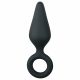 Easytoys Pointy Plug S - analni vibrator (črn) - majhen 