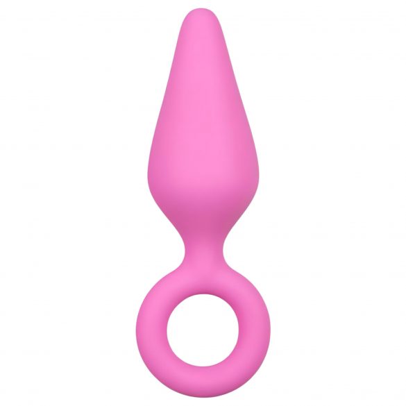 Easytoys Pointy Plug S - analni vibrator (roza) - majhen 