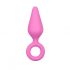 Easytoys Pointy Plug S - analni vibrator (roza) - majhen 