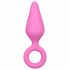 Easytoys Pointy Plug S - analni vibrator (roza) - majhen 