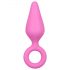 Easytoys Pointy Plug S - analni vibrator (roza) - majhen 