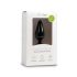 Easytoys Pointy Plug - analni dildo z obročem za oprijem - srednji (črn) 