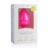 Easytoys Diamond - analni dildo z belim kamnom (velik) - roza 