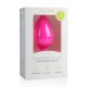 Easytoys Diamond - analni dildo z belim kamnom (velik) - roza 