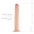 Real Fantasy Shawn - realistični veliki dildo (35cm) s tapado nogami - naravni 