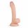 Real Fantasy Vince - dildo s priveski in kožico - 19,5 cm (naravno)