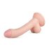 Real Fantasy Vince - vpenjalni, testisni dildo 19,5 cm - naravni 