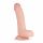 Real Fantasy Cliff - pripenjalni dildo za testise (22 cm) - naravni 