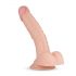 Real Fantasy Derek - pripenjalni dildo za testise (22 cm) - naravni 