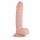 Real Fantasy Glynn - pripenjalni dildo za testise (25 cm) - naravni 