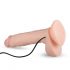 Real Fantasy Glynn - vibrator na baterije, pripenjalni, realistični vibrator 25cm (naravni) 