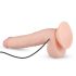 Real Fantasy Elvin - vibrator na baterije, pripenjalni, realistični vibrator 28cm (naravni) 