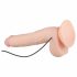 Real Fantasy Elvin - vibrator na baterije, pripenjalni, realistični vibrator 28cm (naravni) 