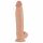 Real Fantasy Dwane - vibrator na baterije, pripenjalni vibrator 31cm (naravni) 