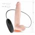 Real Fantasy Dwane - vibrator na baterije, pripenjalni vibrator 31cm (naravni) 