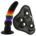 Colorful Love - strap-on dildo (barvni) 