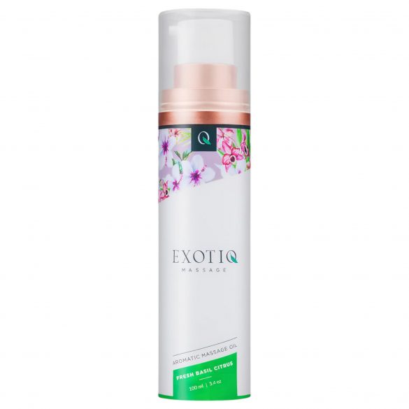 Exotiq - dišeče masažno olje - bazilika-limona (100ml) 