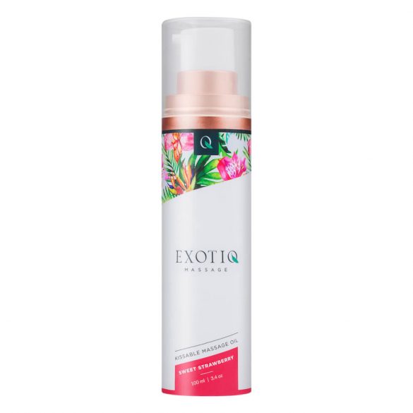 Exotiq - dišeče masažno olje - jagoda (100ml) 