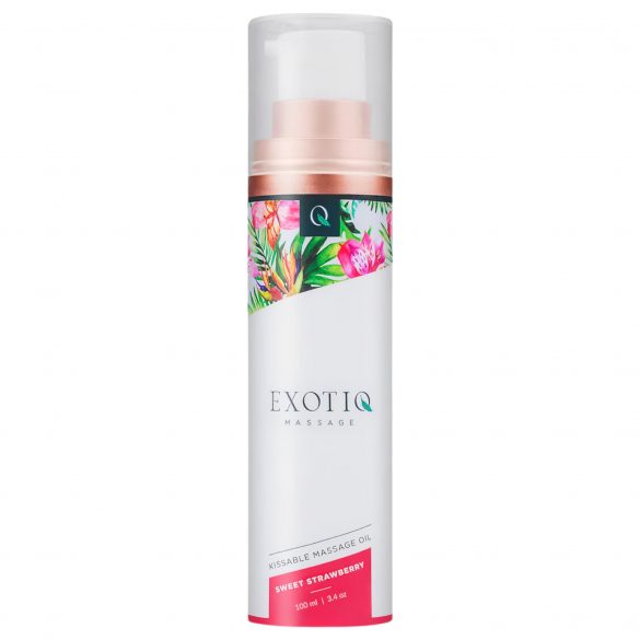 Exotiq - dišeče masažno olje - jagoda (100ml) 