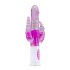 Easytoys Raving Rabbit - vibrator s 3 zobmi (roza) 