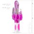 Easytoys Raving Rabbit - vibrator s 3 zobmi (roza) 