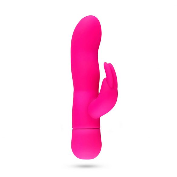 Easytoys Mad Rabbit - zajček vibrator z žgečkljivim vzvodom (roza) 