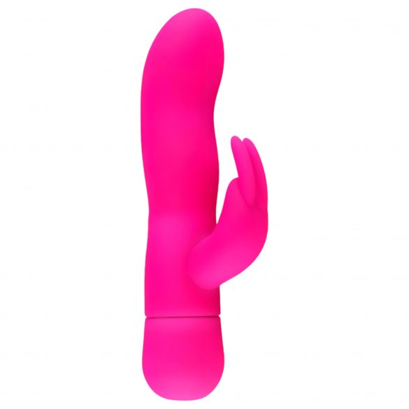 Easytoys Mad Rabbit - zajček vibrator z žgečkljivim vzvodom (roza) 