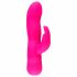 Easytoys Mad Rabbit - zajček vibrator z žgečkljivim vzvodom (roza) 