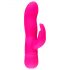 Easytoys Mad Rabbit - vibrator z zajčjo stimulatorno ročico (roza)