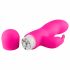 Easytoys Mad Rabbit - zajček vibrator z žgečkljivim vzvodom (roza) 