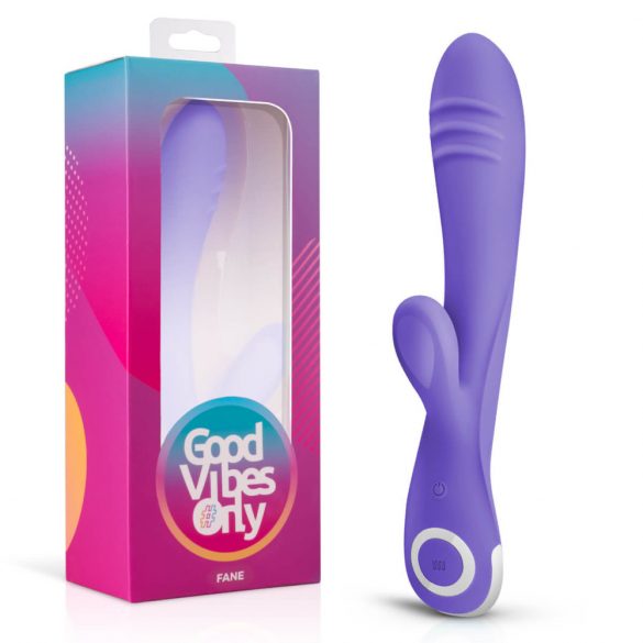 Good Vibes Only Fane Rabbit - vibrator s trnkom za polnjenje (vijolična) 