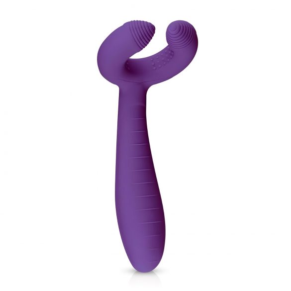 Easytoys Couple - vodoodporen vibrator za polnjenje (vijolična) 