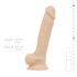 Real Fantasy Ashton - Noge, moda, realistični dildo (20,5 cm) - naravni 