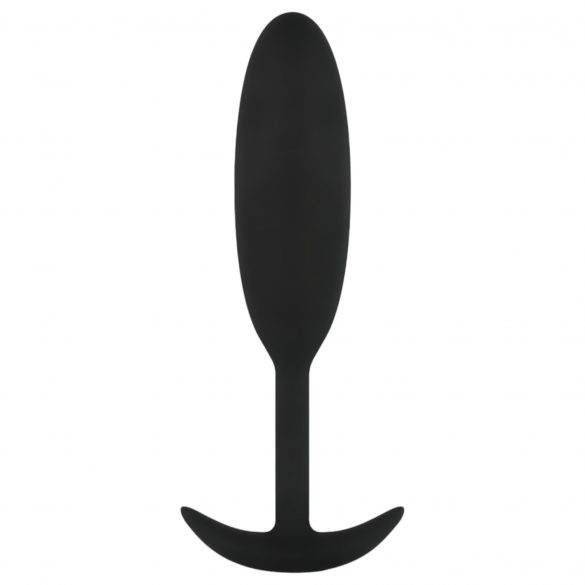 Easytoys Heavy Fulfiller - 54g analni dildo - majhen (črn) 