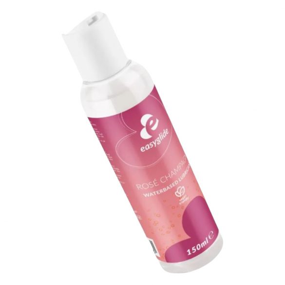 EasyGlide - lubrikant na vodni osnovi z okusom - rose šampanjec (150 ml) 