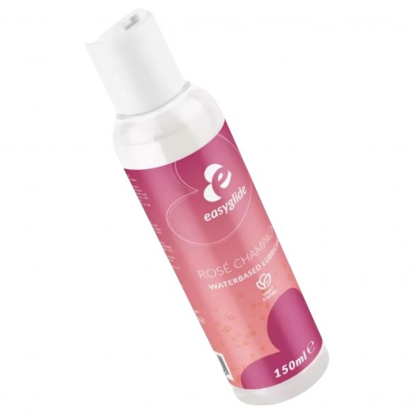 EasyGlide - lubrikant na vodni osnovi z okusom - rose šampanjec (150 ml) 