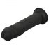 Easytoys - realistični dildo - 17,5 cm (črn)