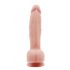 Mr. Dixx 7.6 - pripenjalni, testisni dildo - naravni (19,5 cm) 