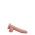 Mr. Dixx 7.6 - pripenjalni, testisni dildo - naravni (19,5 cm) 