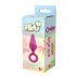 Flirts Pull Plug - majhen analni dildo (roza) 