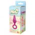 Flirts Pull Plug - mali analni dildo (roza)