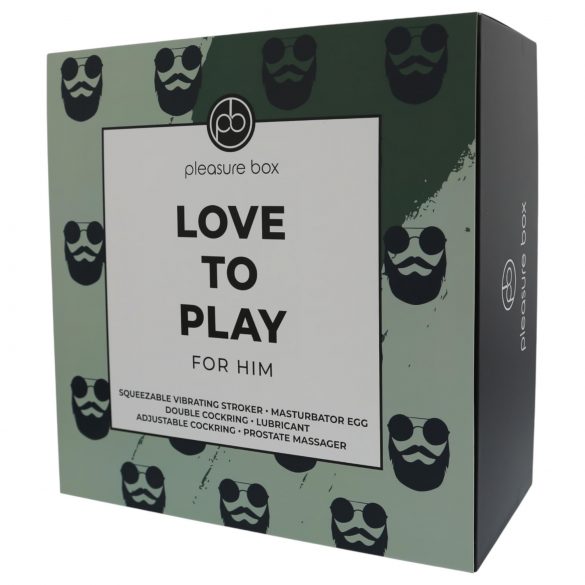 Pleasure Box Love to Play - komplet masturbatorjev - 6-delni