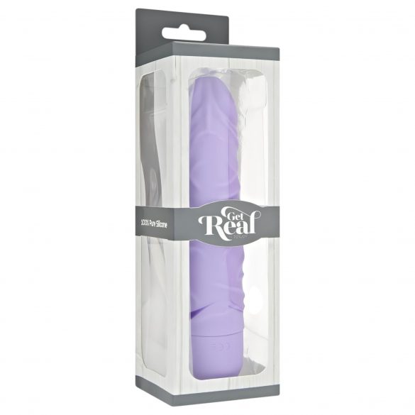 Classic Get Real - realistični silikonski vibrator (vijolična) 